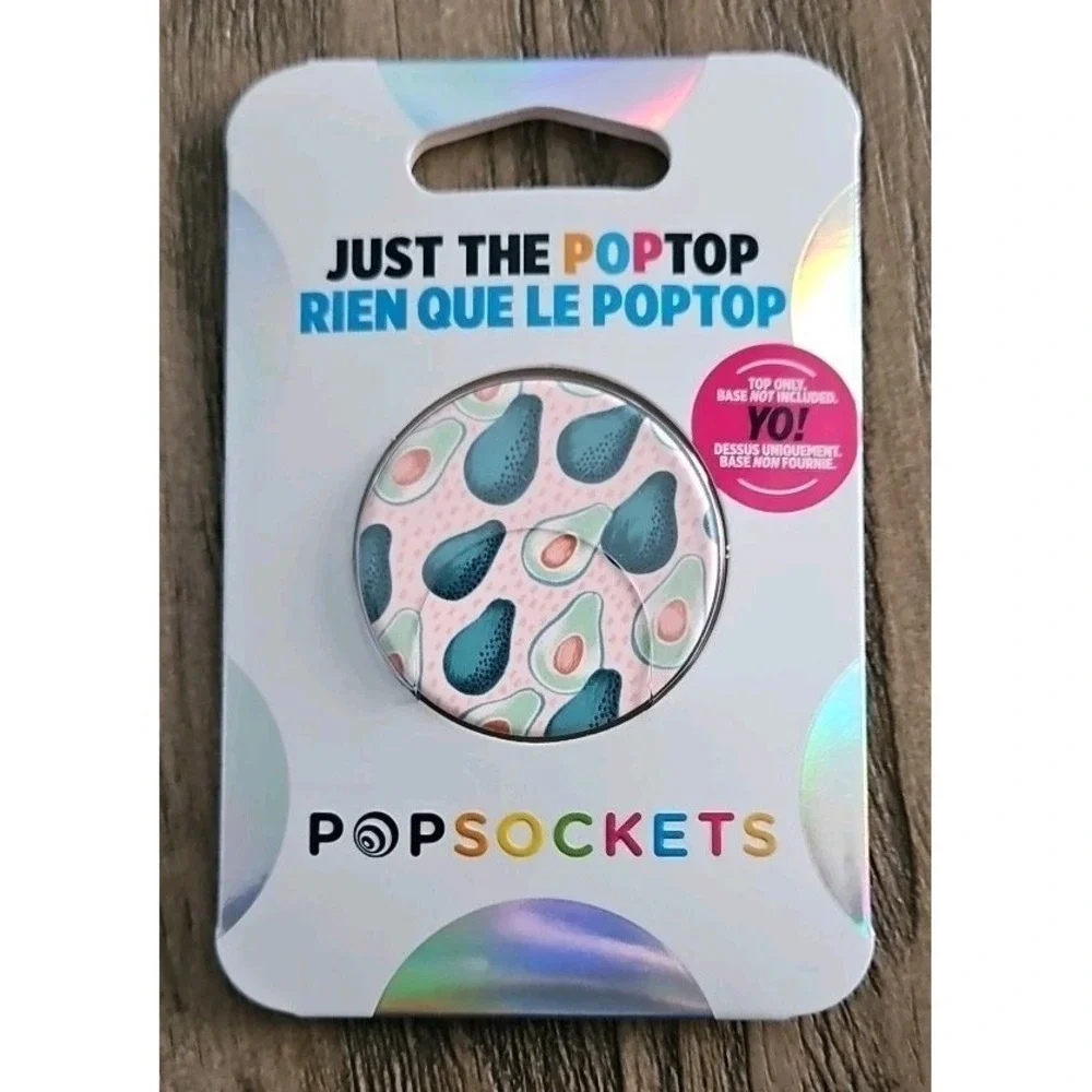 THREE PopSockets Mount, Cactus Pot Popgrip & Avocado Poptop